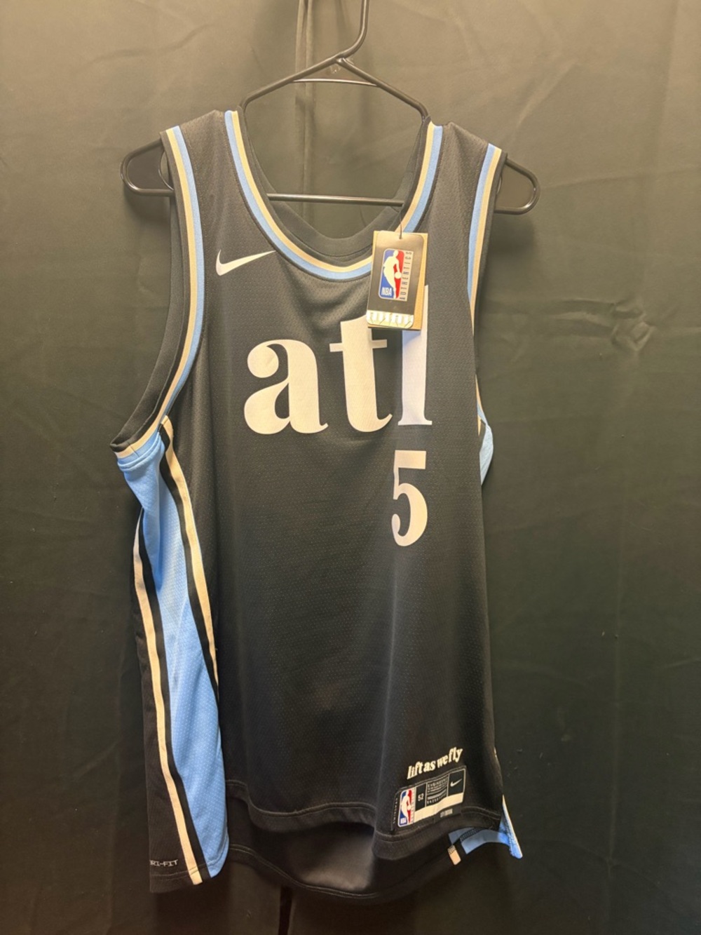 Nike Men's Atlanta Hawks City Edition Swingman jersey featuring Dejounte Murray